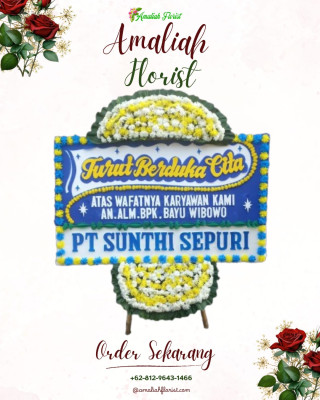 Papan Bunga Duka di Prianganjaya