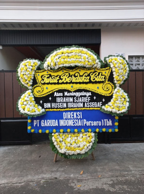 Papan Bunga Duka di Prianganjaya