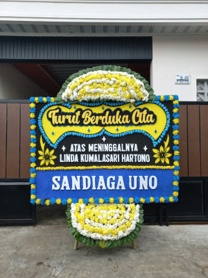Papan Bunga Duka di Prianganjaya